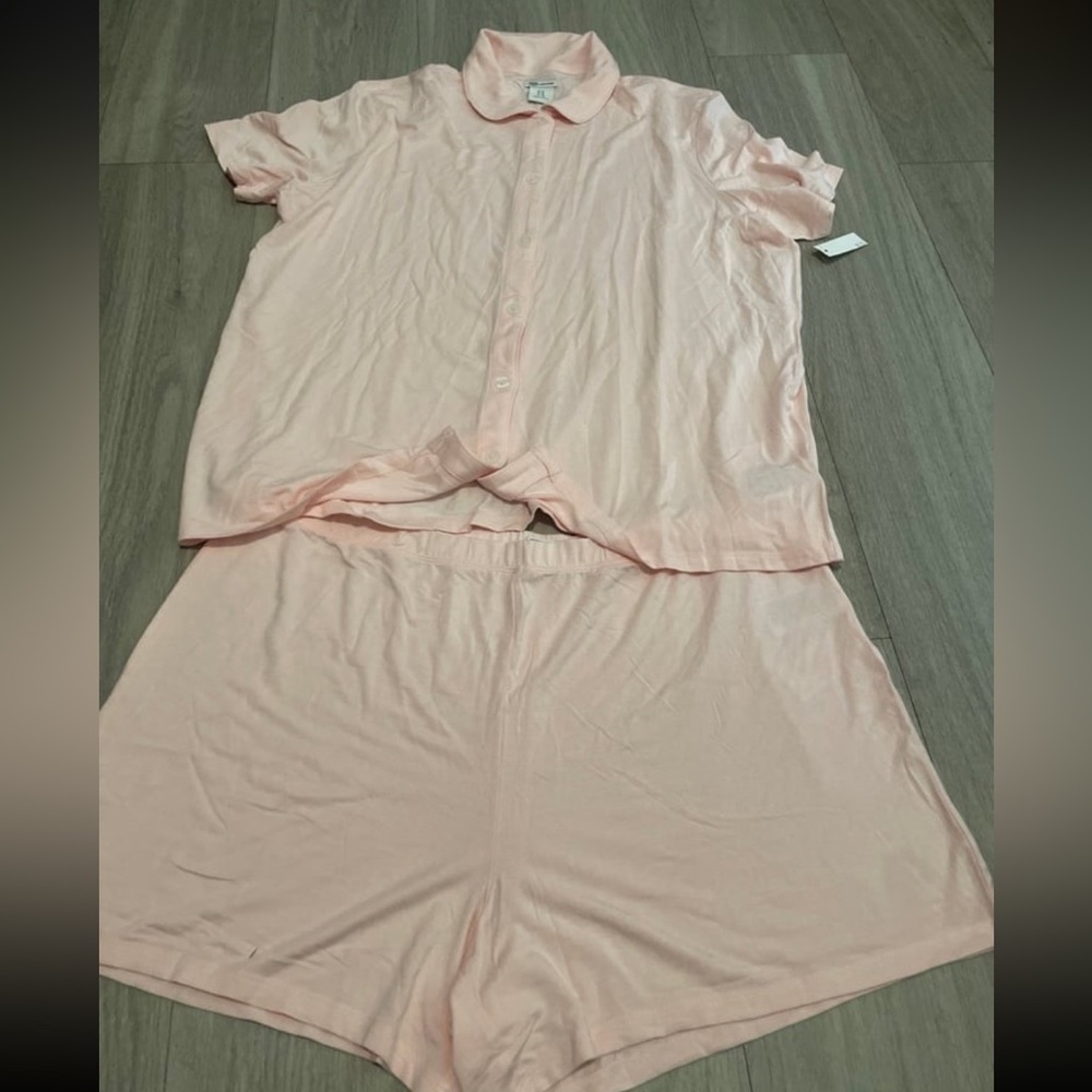 Amazon Essentials Blush Pink Women's Pajama Set